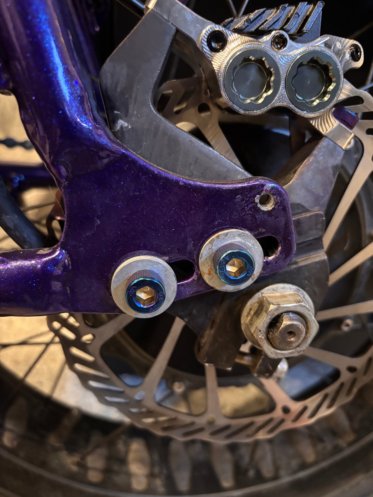 Dropout bolts for super73